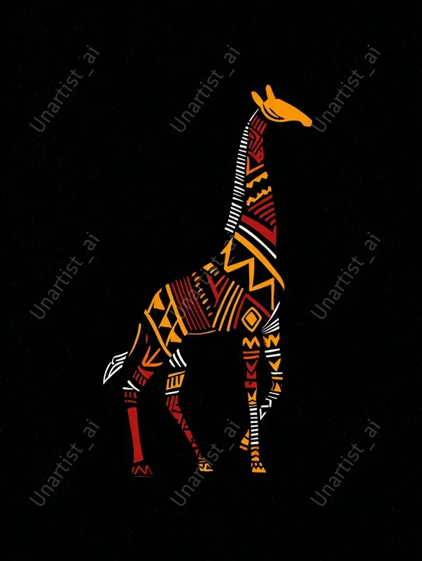Minimalist Tribal African Animal Logos