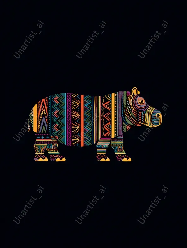 Minimalist Tribal African Animal Logos