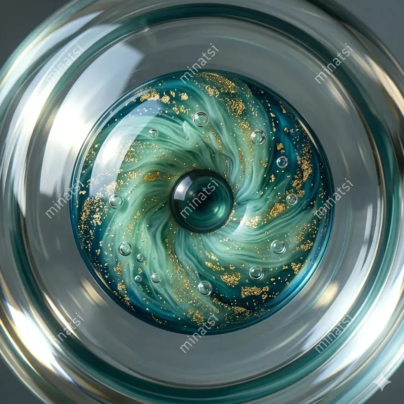 Murano Glass Eye Macro Illustrations