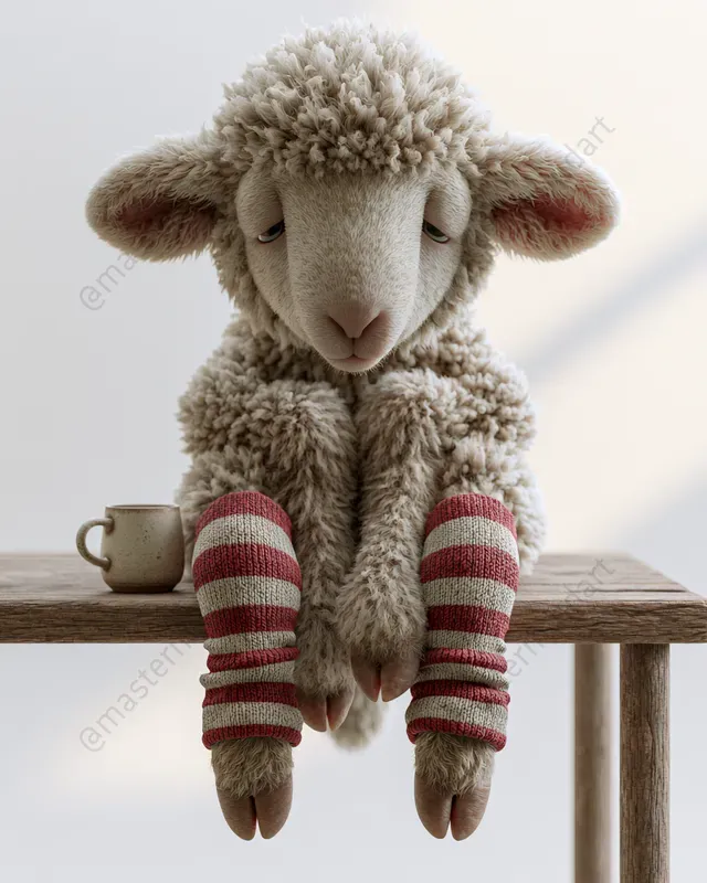 Cute 3D Baby Animal Art