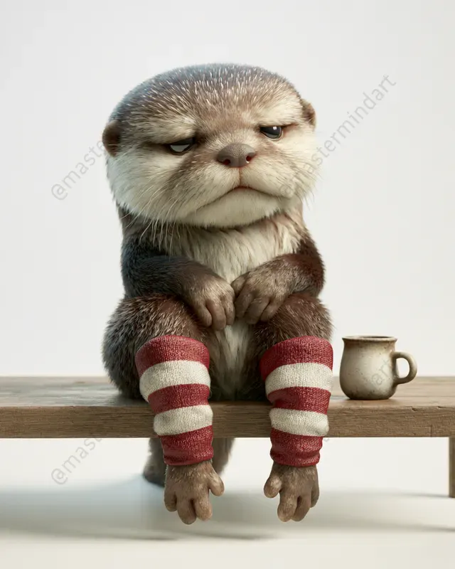Cute 3D Baby Animal Art