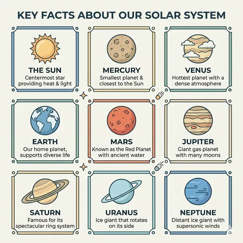 Professional Icon Grid Infographics