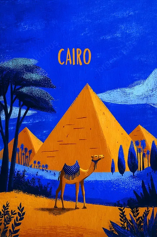 Bold Modern Travel Poster Style