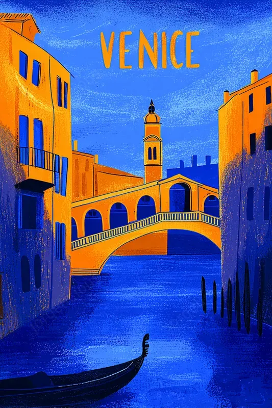 Bold Modern Travel Poster Style