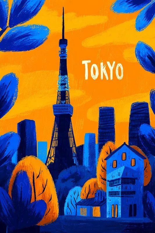 Bold Modern Travel Poster Style