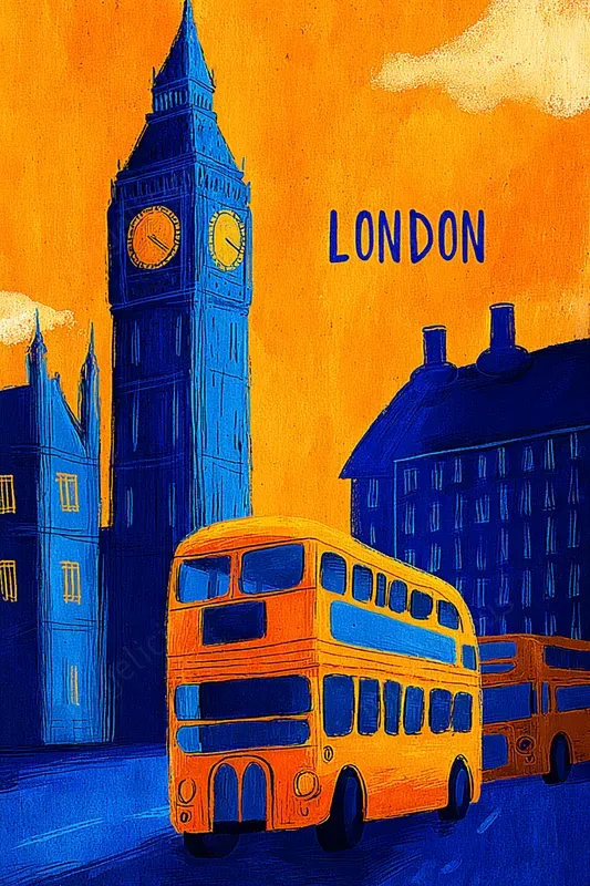 Bold Modern Travel Poster Style