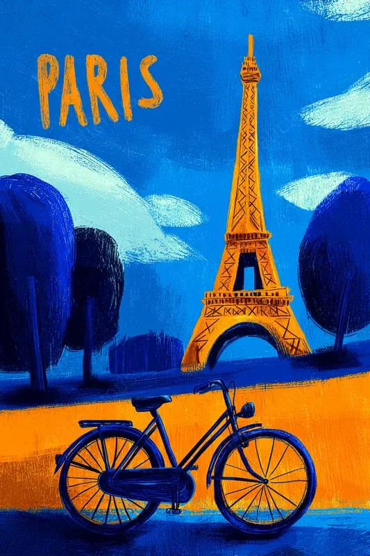 Bold Modern Travel Poster Style