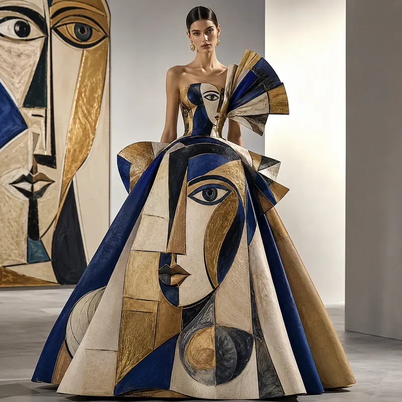 Artistic Cubist Couture