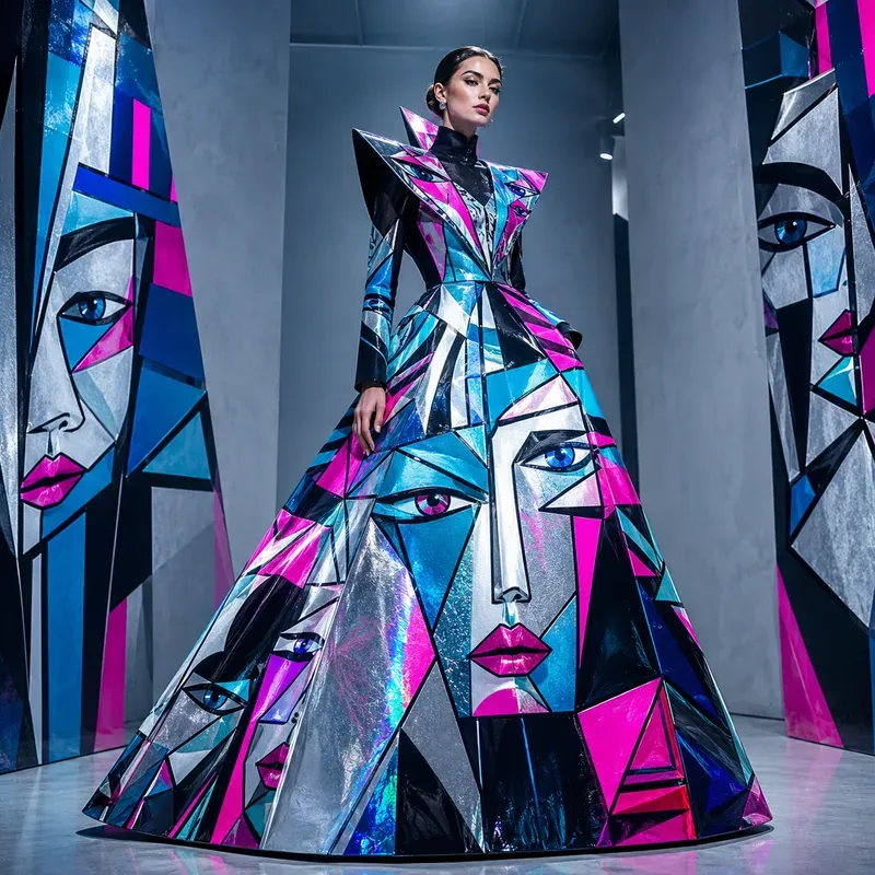 Artistic Cubist Couture