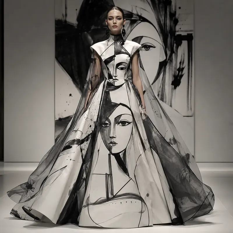Artistic Cubist Couture