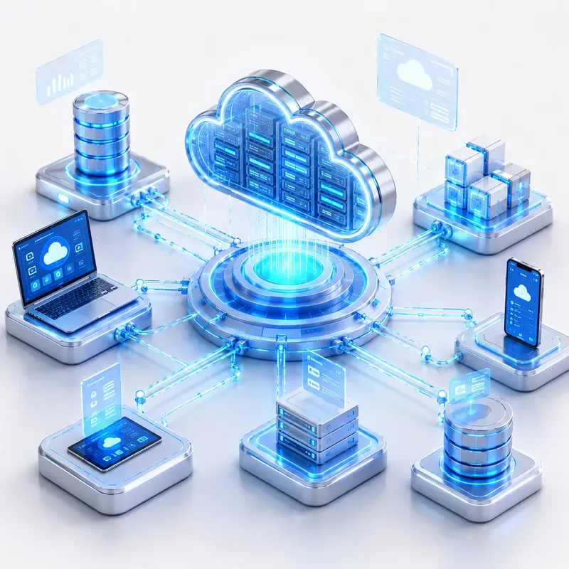 Futuristic Connected Network Studios