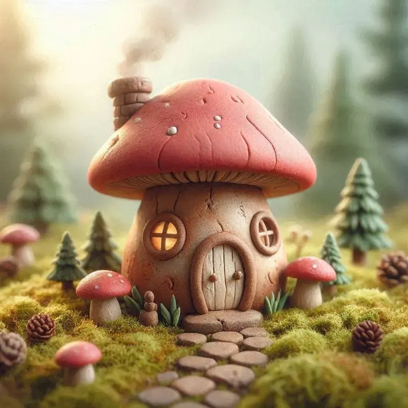 Cozy 3d Claymation Storybook Worlds