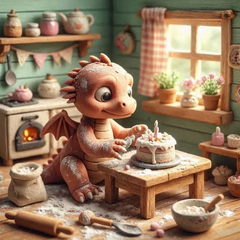Cozy 3d Claymation Storybook Worlds