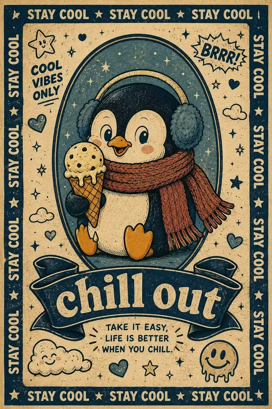 Vintage Streetwear Cartoon Posters