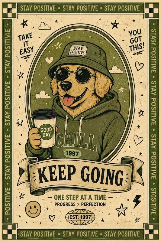 Vintage Streetwear Cartoon Posters