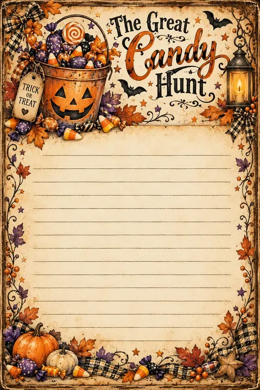 Vintage Halloween Journal Cards