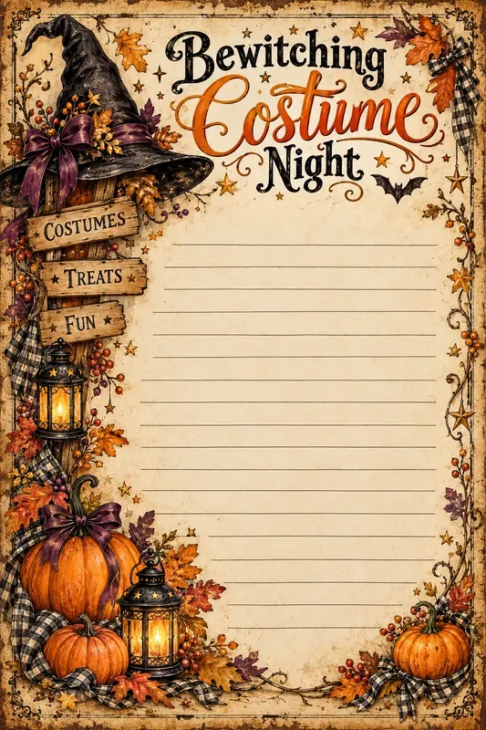 Vintage Halloween Journal Cards