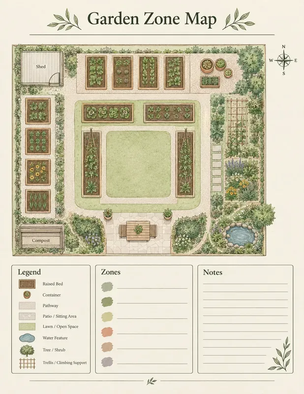 Gardening Zonebyzone Planner