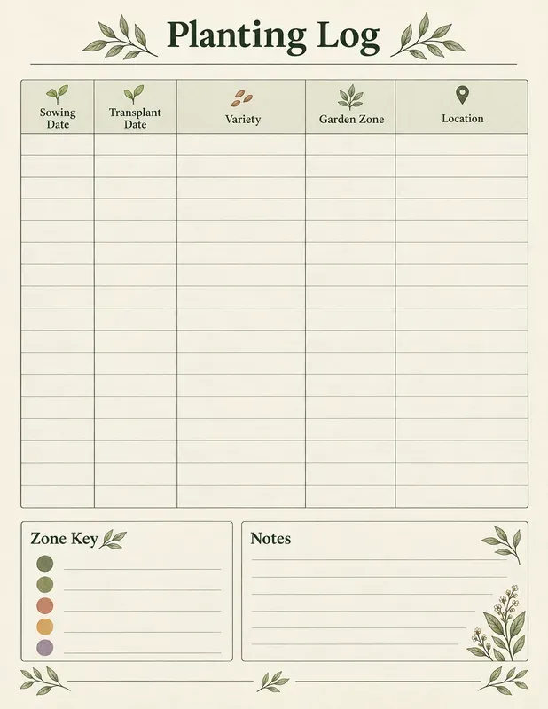 Gardening Zonebyzone Planner