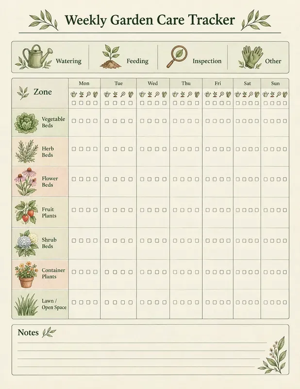 Gardening Zonebyzone Planner