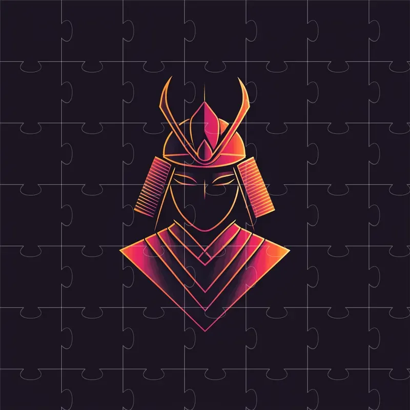 Minimal Geometric Silhouette Logos
