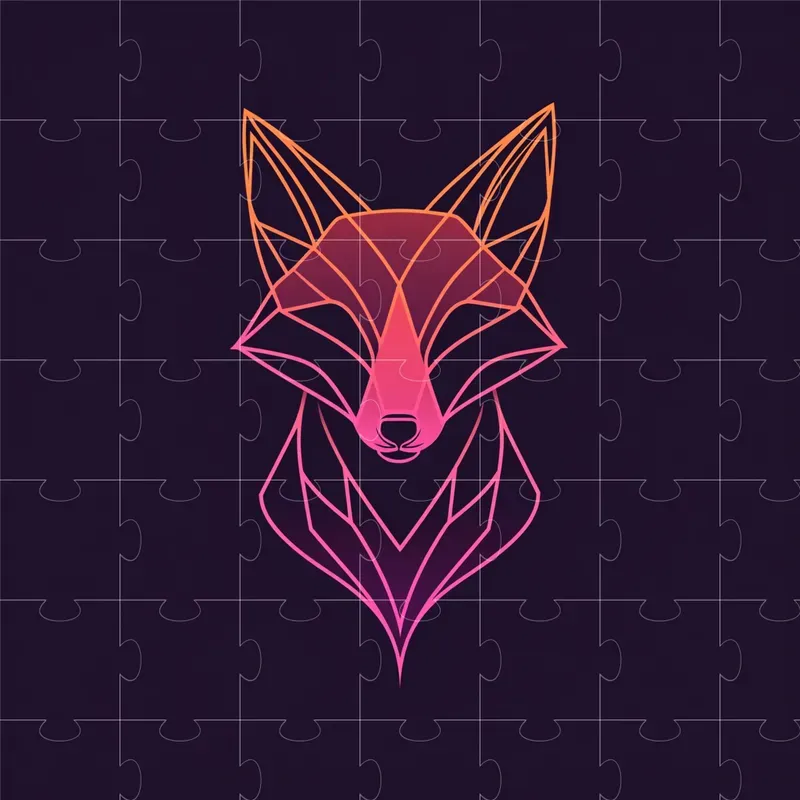 Minimal Geometric Silhouette Logos