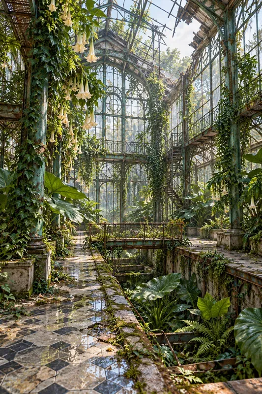 Secret Ivy Courtyard Worlds