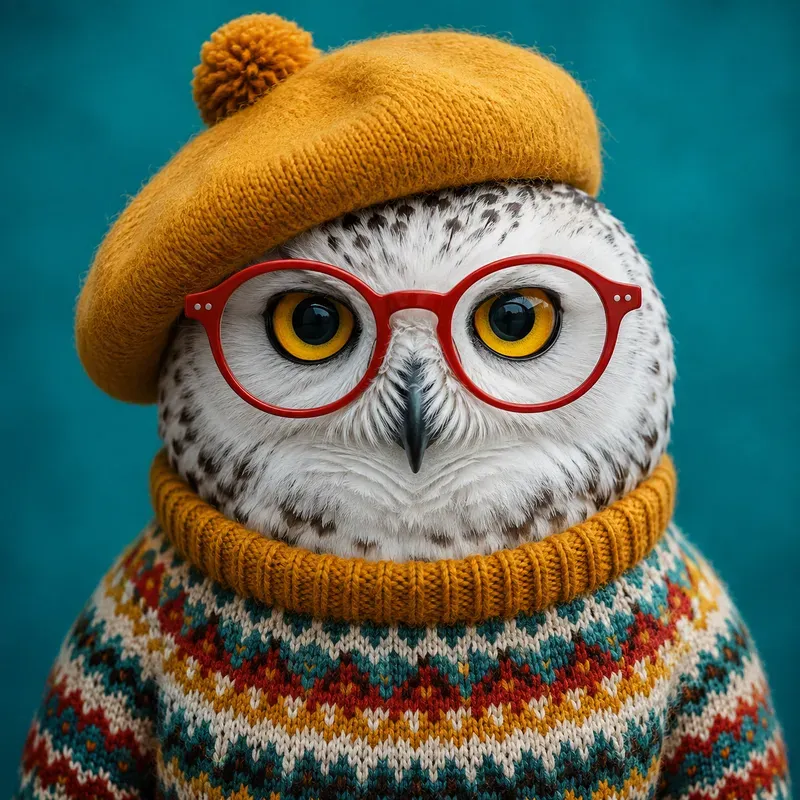 Whimsical Cozy Character Portraits