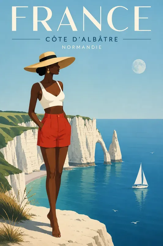 Mid Century Minimalist Coastal Posters