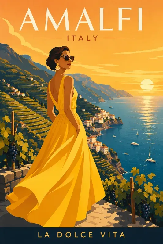 Mid Century Minimalist Coastal Posters