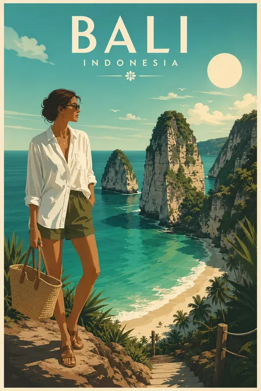 Mid Century Minimalist Coastal Posters