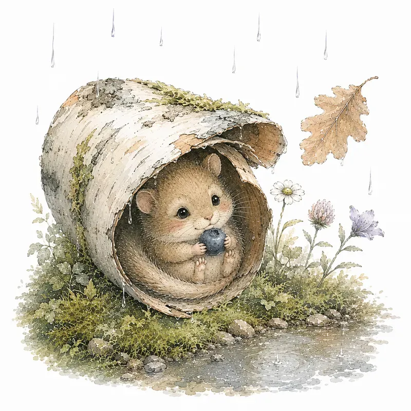 Whimsical Watercolor Tales Animals