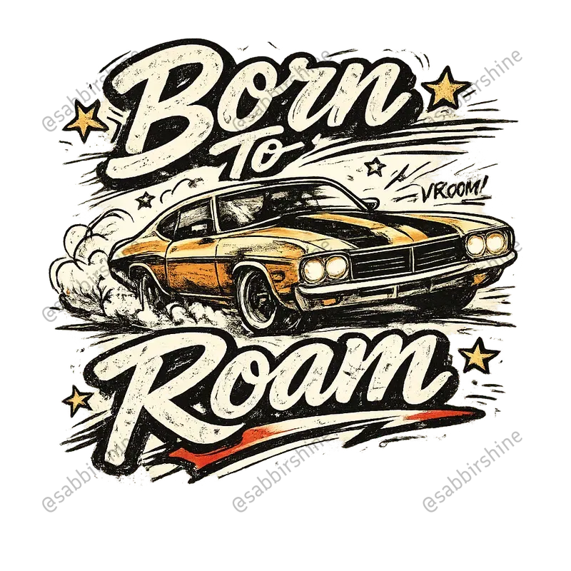 Retro Vehicle Tshirt Design Generator
