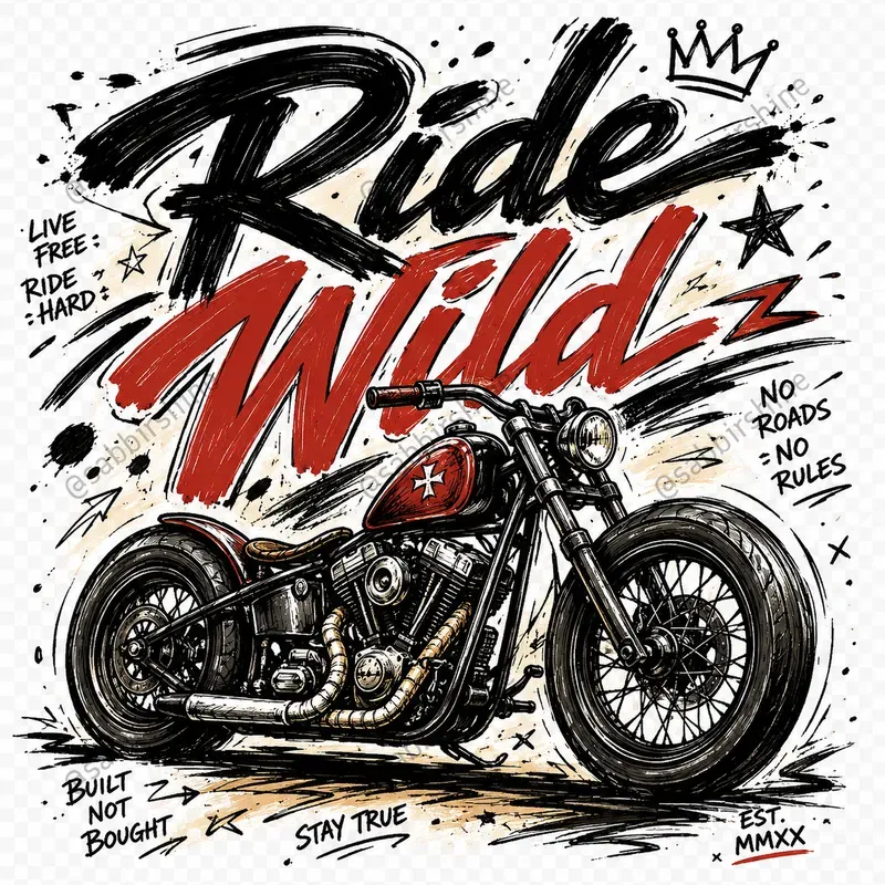 Retro Vehicle Tshirt Design Generator