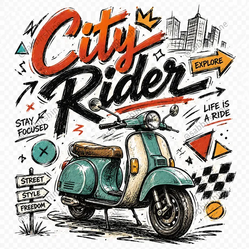 Retro Vehicle Tshirt Design Generator