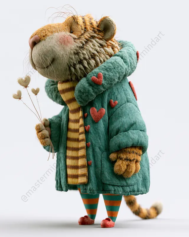 Cute 3D Storybook Animals