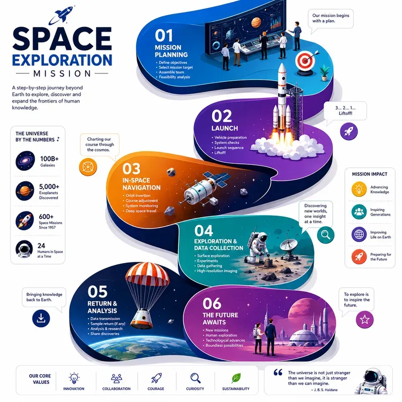 Modern Ribbon Infographics