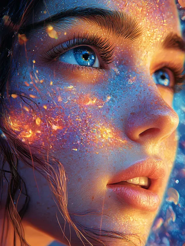 Vibrant Abstract Portraits