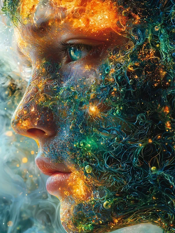 Vibrant Abstract Portraits