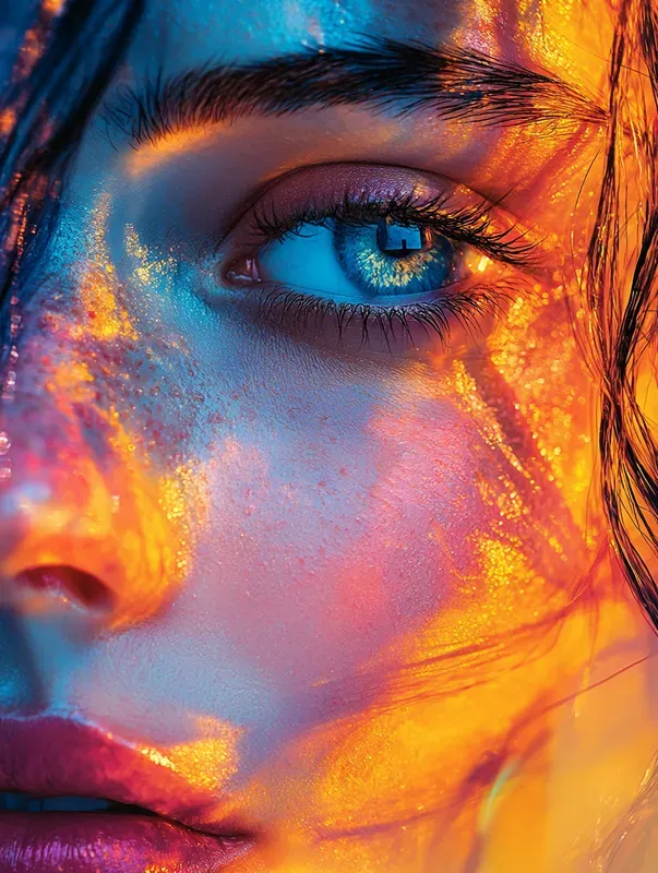 Vibrant Abstract Portraits