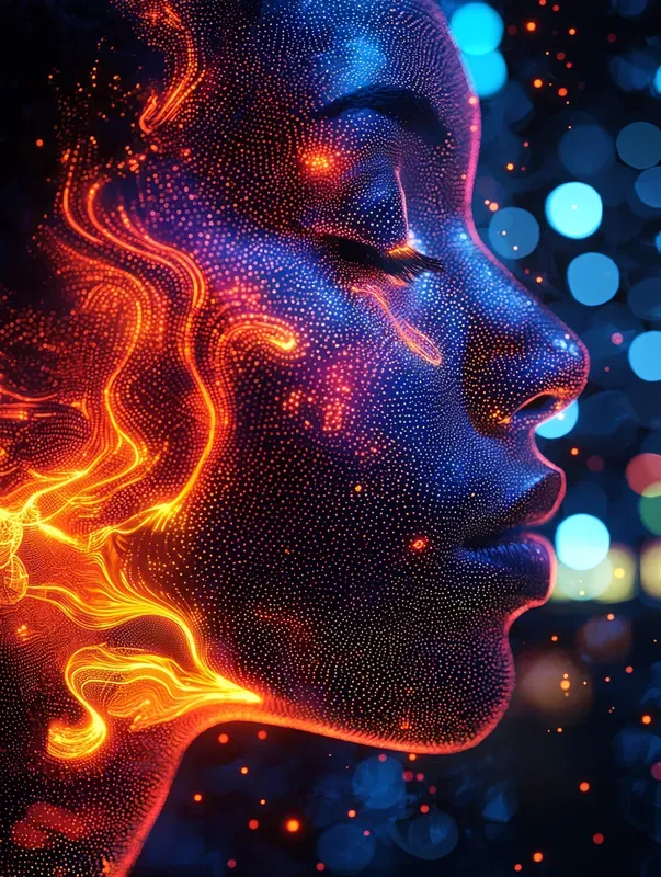 Vibrant Abstract Portraits