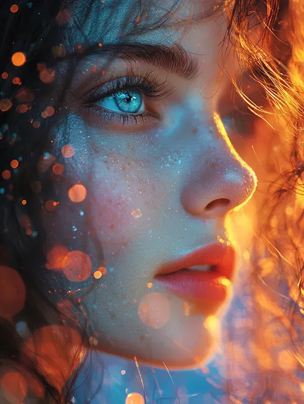 Vibrant Abstract Portraits
