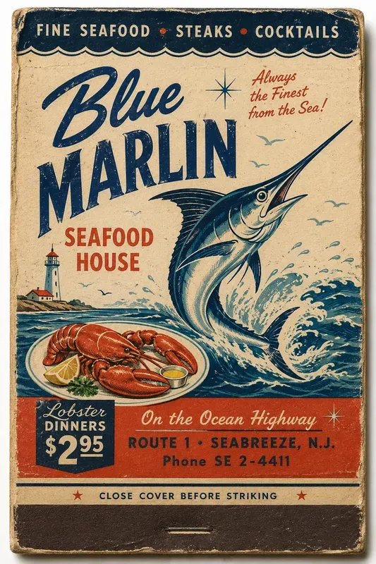 Vintage Matchbook Cover Generator