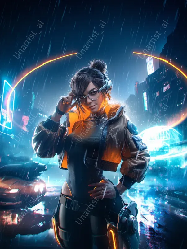Cyberpunk Overwatch Characters