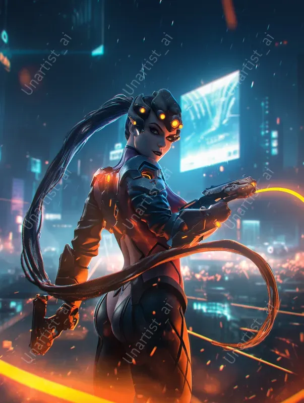Cyberpunk Overwatch Characters