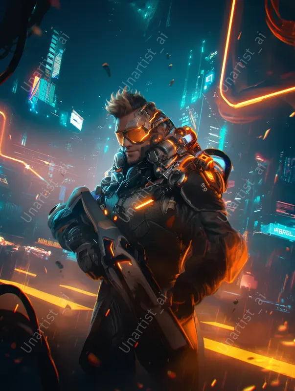 Cyberpunk Overwatch Characters