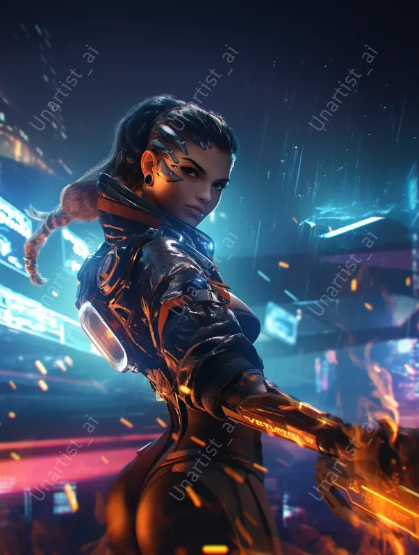 Cyberpunk Overwatch Characters