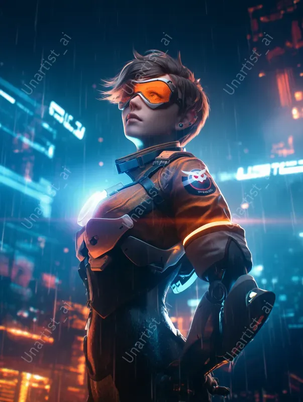 Cyberpunk Overwatch Characters