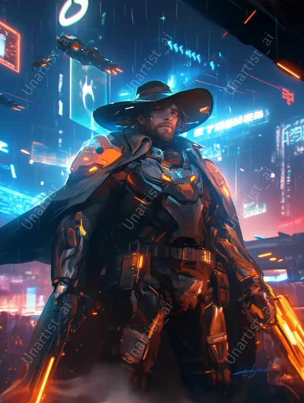 Cyberpunk Overwatch Characters