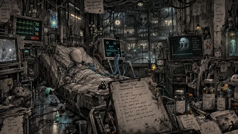 Surreal Dream Hospital Ink Artworks